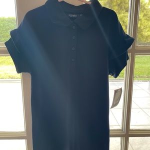 4 NEW Chaps Girls Uniform Shirts (M 8/10)